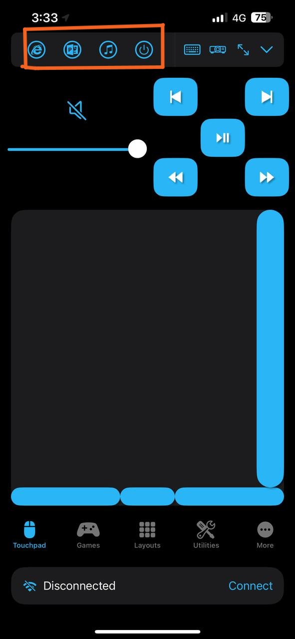 برنامج Monect تحويل الهاتف الى ماوس