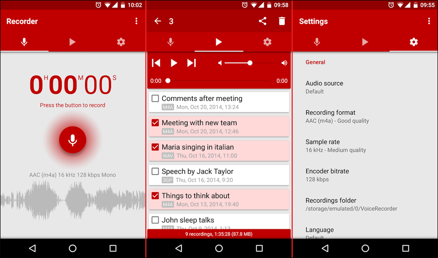 تطبيق Voice Recorder Pro