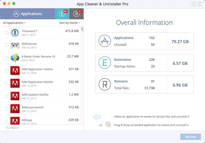برنامج AppCleaner for mac 1
