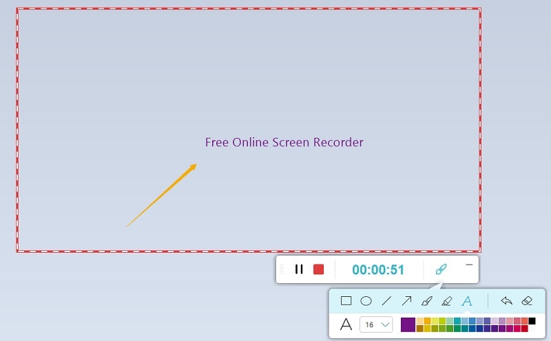 ايقاف تسجيل الشاشة