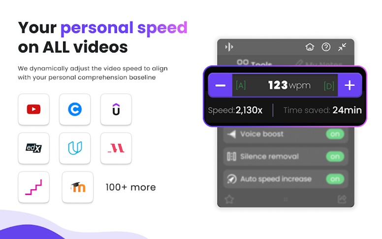 مسرع فيديو كروم Saima