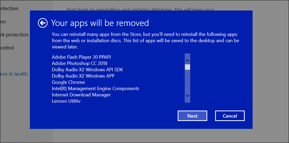 البرامج التى سيتم حذفها