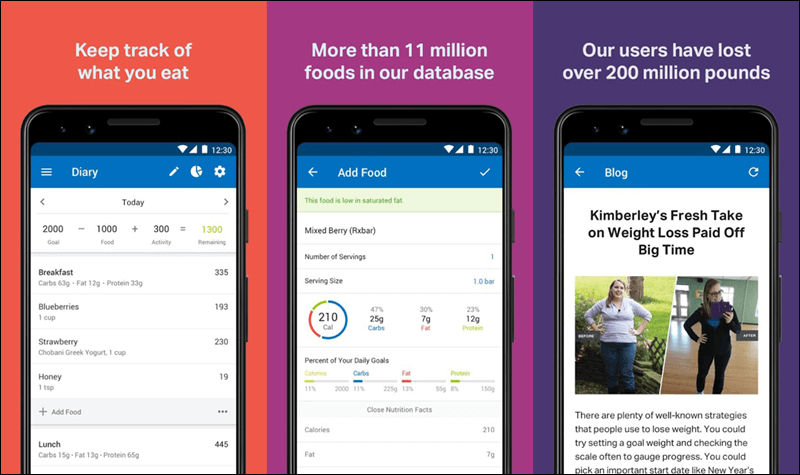 تطبيق MyFitnessPal
