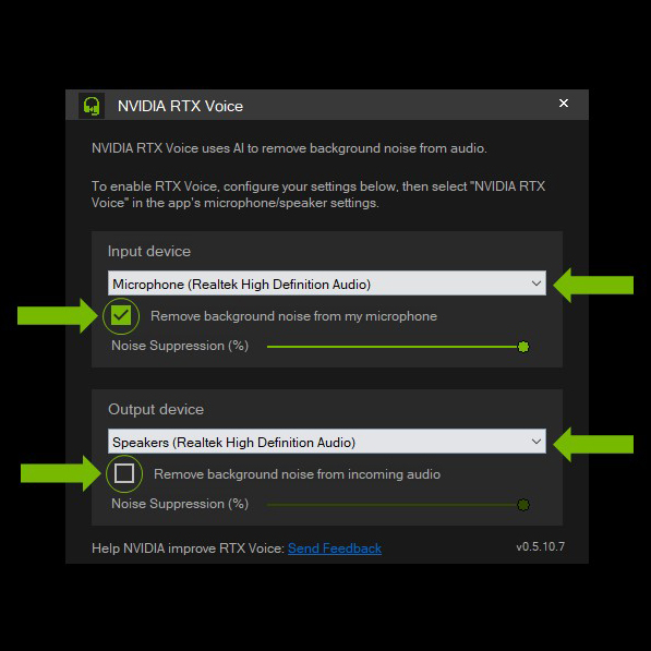 تشغيل خاصية nvidia rtx voice setup guide