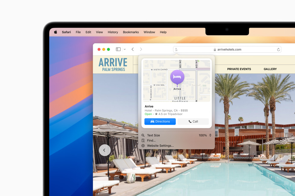 تحديثات Safari في ماك Sequoia