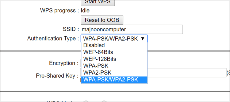 تشفير شبكة الواي فاي