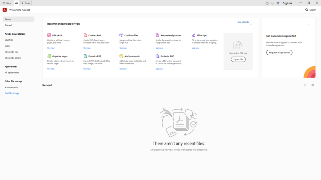 محرر pdf الافضل Adobe Acrobat Pro DC
