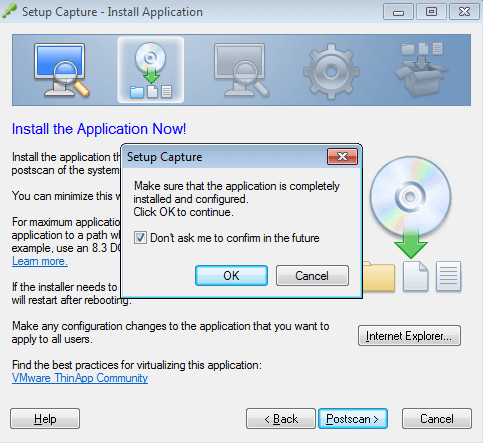 Setup-Capture-OK-Button