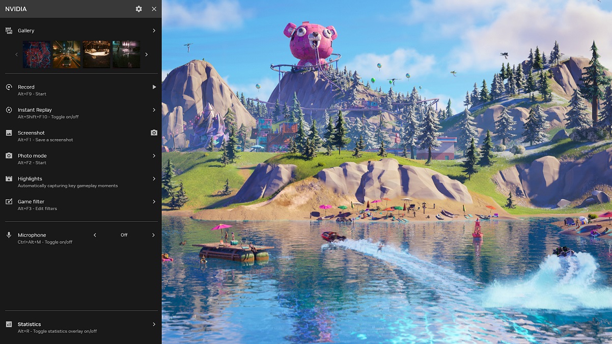 تراكب اللعبة "In-Game Overlay" تطبيق Nvidia