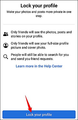 كيفية قفل الحساب في تطبيق الهاتف