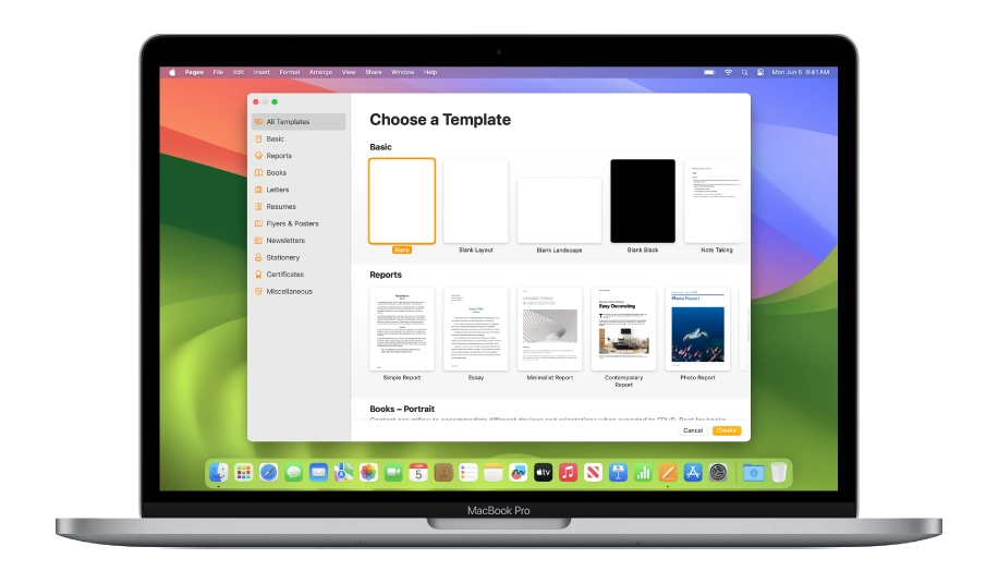 برنامج pages للماك