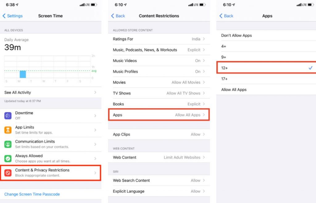 خطوات حظر اليوتيوب في الايفون