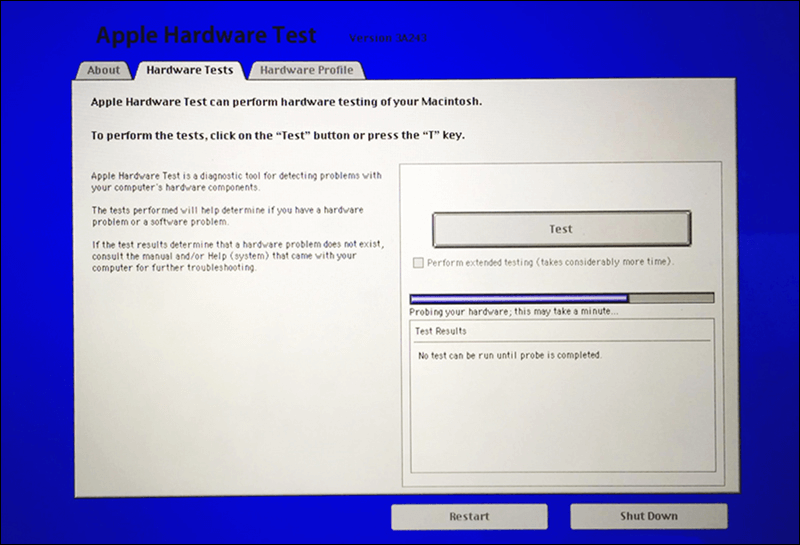 اختبار ابل للعتاد الداخلي