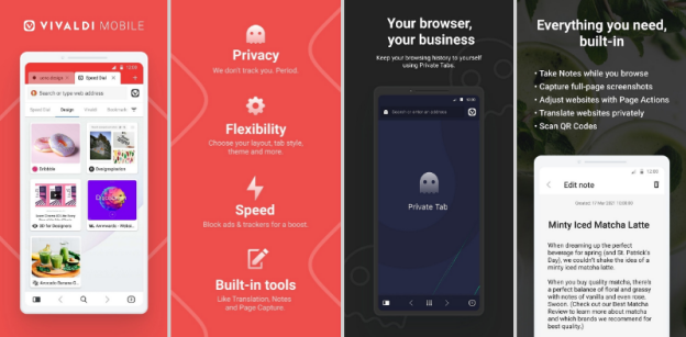 متصفح Vivaldi Mobile