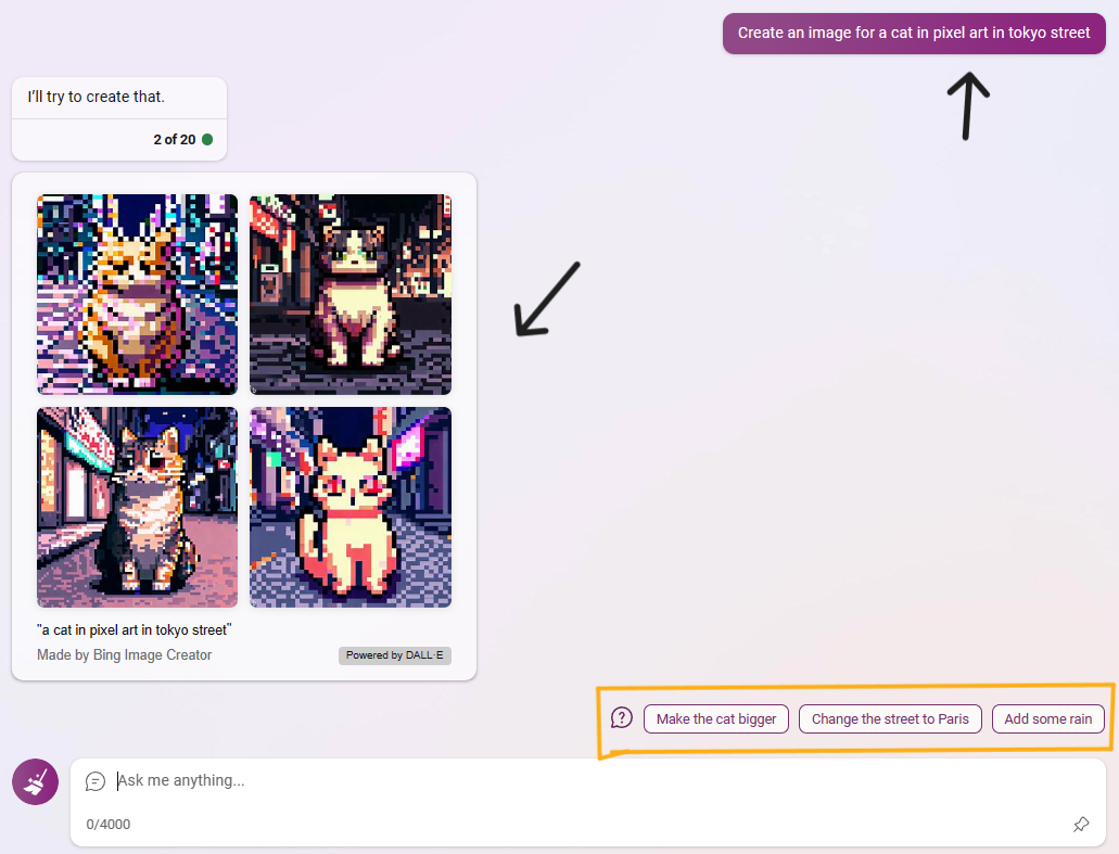 create image with bing ai