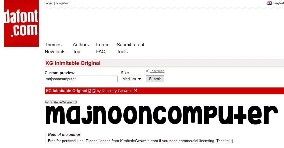 مواقع تحميل خطوط