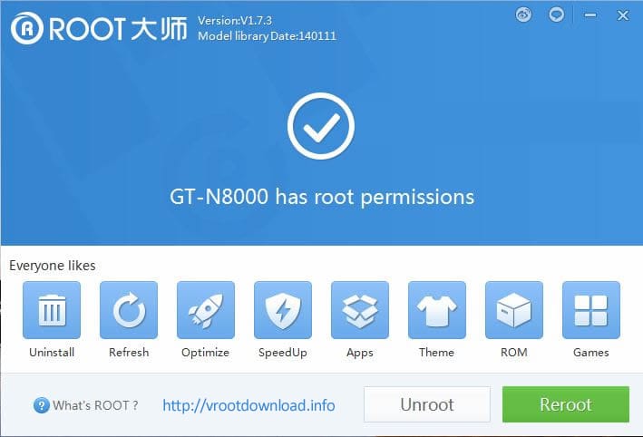 تطبيق VRoot لعمل الروت 