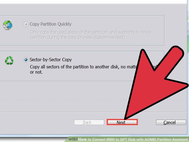 تحويل البارتشن الى gpt