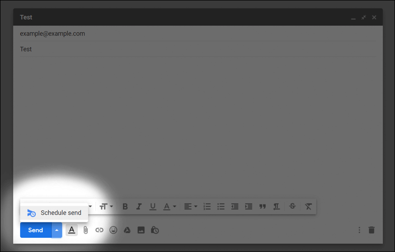 جدولة جيميل