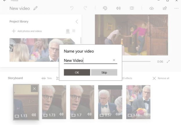 تسمية فيديو جديد ويندوز