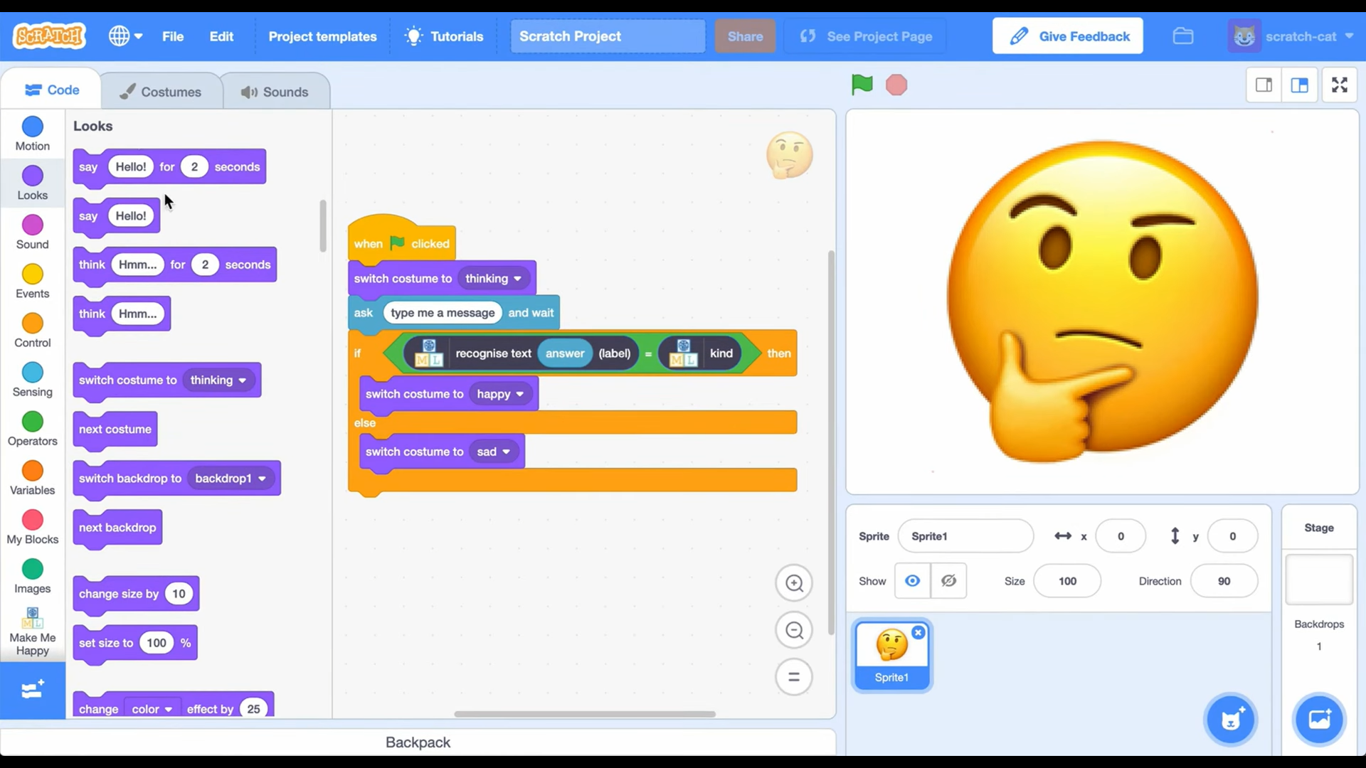 منصة Machine Learning for Kids