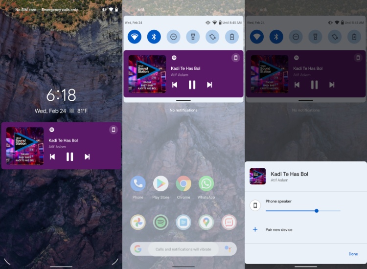 الاشعارات في اندرويد 12