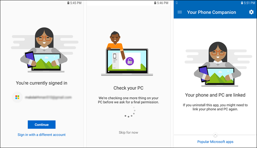 توصيل الهاتف بالكمبيوتر