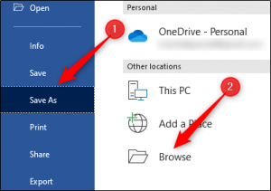 تحويل ملف وورد الى PDF ثم إلى JPEG