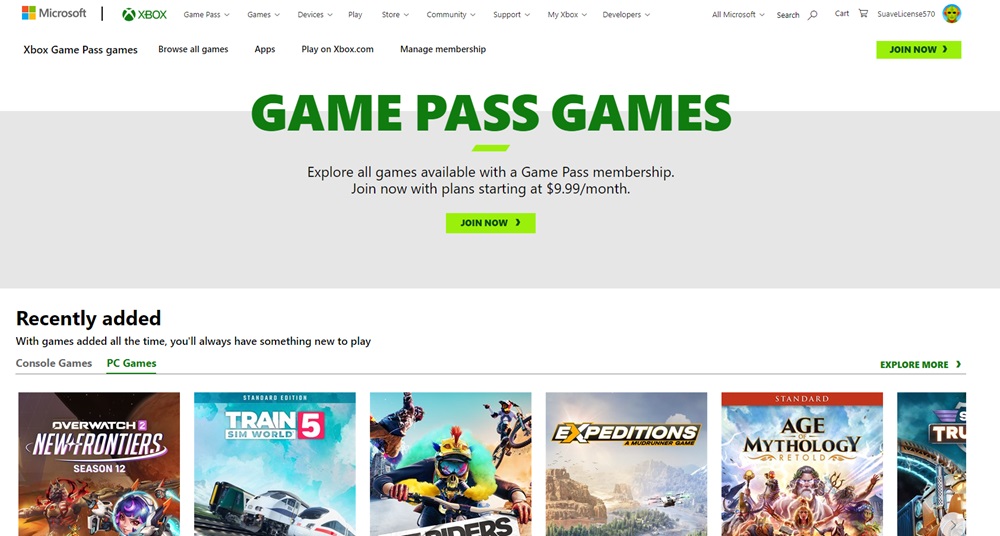 Xbox Game Pass