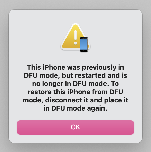 وضع DFU في ايفون