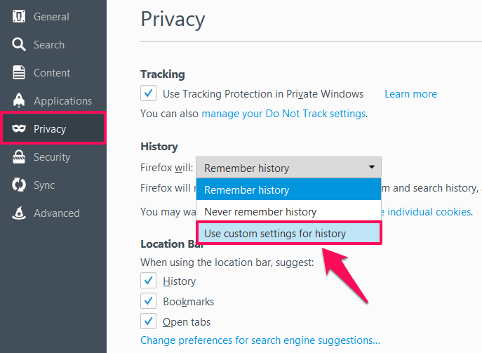 firefox clear download history1