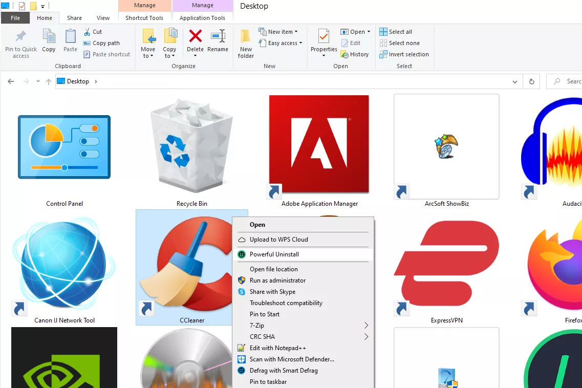 ميزة إلغاء التثبيت بالقوة