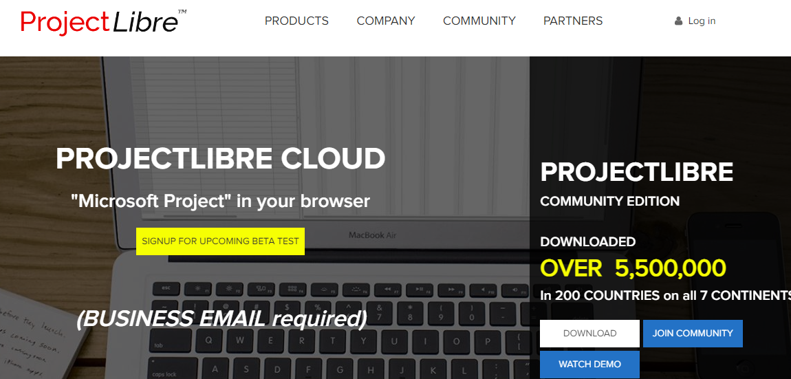 ProjectLibre أشمل أدوات إدارة المشاريع