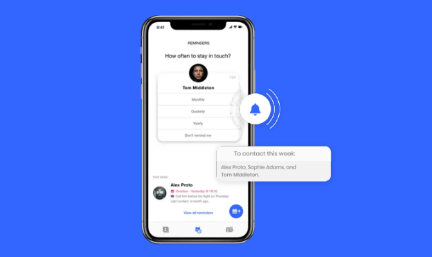 Covve تطبيق جهات الاتصال