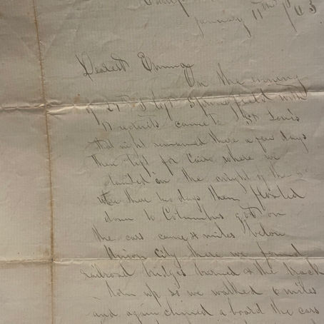 Union Soldier John W. N. Doak Letter #6, Camp Davies, Miss., Jan. 11th, 1863