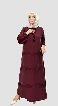 26120 TENCEL ELBISE Bordo.png
