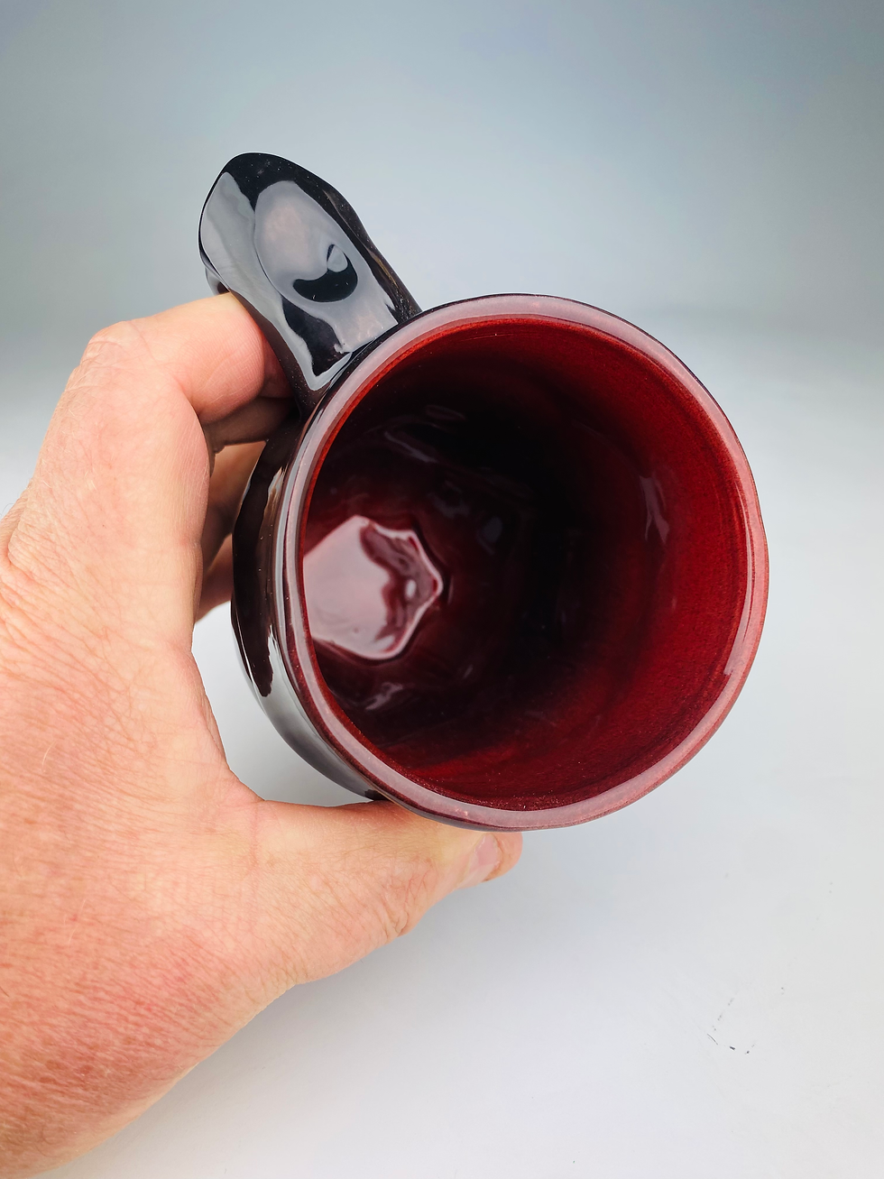 Thumbnail: Black On Red Mug I