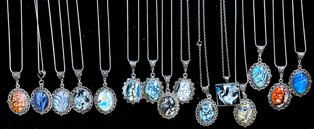 Acrylic Resin Necklace Series 2 (I to O)