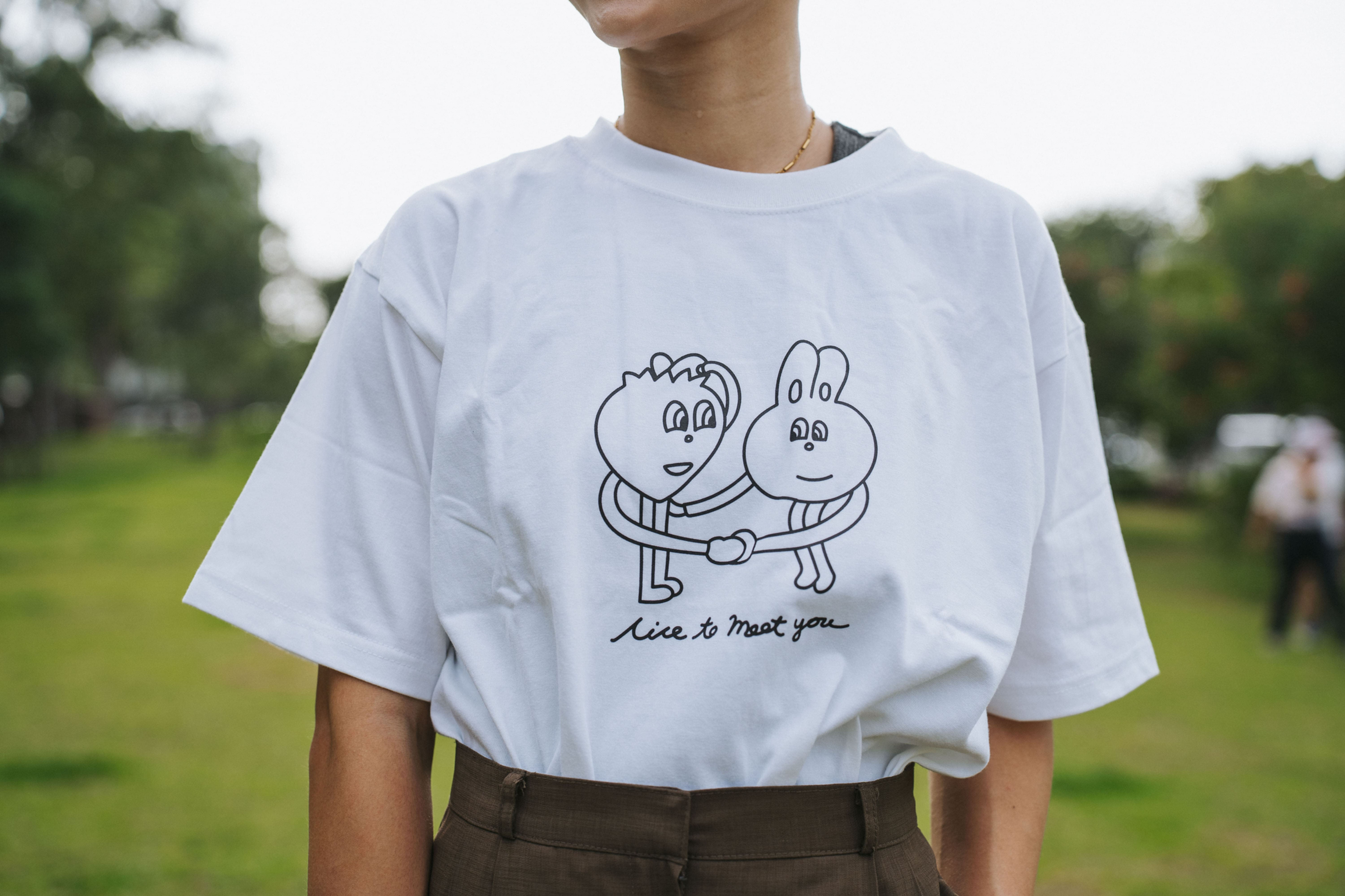 NICE 兔MEET YOU踢恤