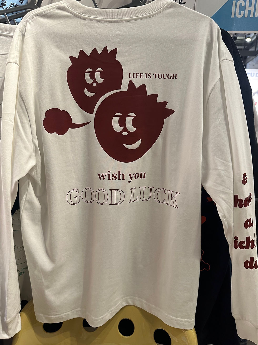 縮圖：WISH YOU GOOD LUCK 薄長袖