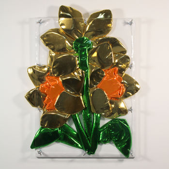chrome, flowers, sewing, flowerpress, ant hamlyn