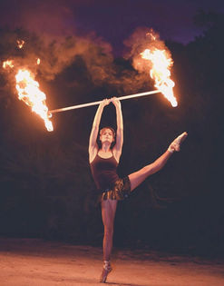 Fire Dancing Ballerina Miami Florida 