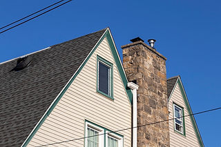 house with two peaks of a roof