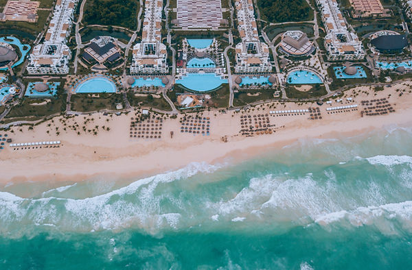 Hard rock Punta Cana arial view all pools