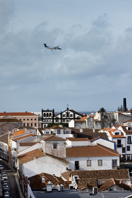 A plane landing in Ponta Delgada | Sao Miguel | Azores | Europe | Jesse Olivier Photo ©