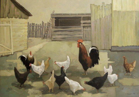 Кокорин Михаил Александрович с. Сунгурово х.м. 52х74 2021г.jpg Сельские пейзажи