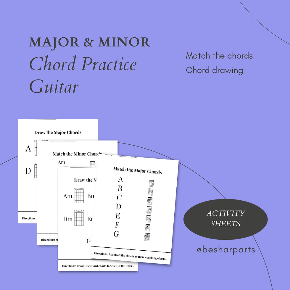 Guitar Chord Practice - Major &Minor