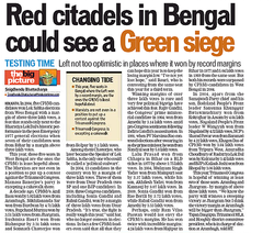 Red citadels see a green seige