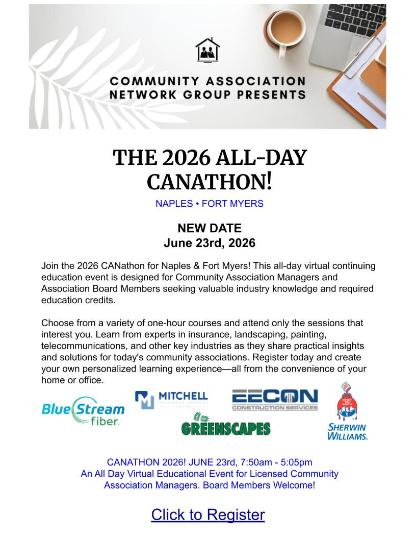 2026 CANathon - Naples & Fort Myers