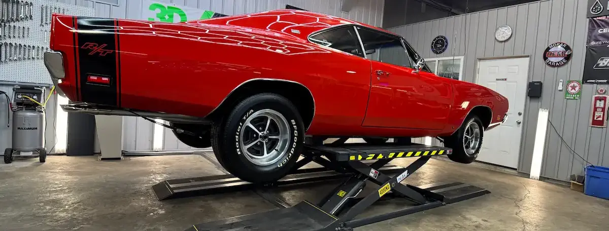 Paint correction and ceramic coating on a 1969 Dodge Charger R/T at Scott’s Custom Auto Spa in Brighton Ontario